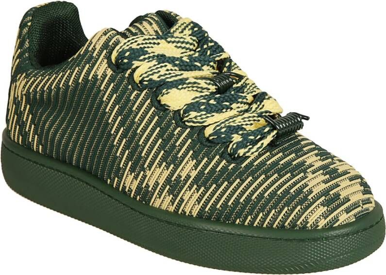 Burberry Gebreide Sneakers Green Heren