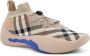 Burberry Gebreide sneakers met ruitmotief en trekkoord Beige - Thumbnail 8