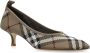 Burberry Asymmetrische Check Pumps met Kitten Heel Multicolor Dames - Thumbnail 4