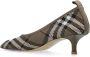 Burberry Asymmetrische Check Pumps met Kitten Heel Multicolor Dames - Thumbnail 5