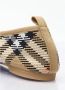 Burberry Geruite Gebreide Baby Ballerina's Schoenen Beige Dames - Thumbnail 18
