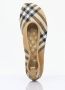 Burberry Geruite Gebreide Baby Ballerina's Schoenen Beige Dames - Thumbnail 19