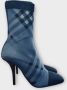 Burberry Geruite Hakken in Multicolor Grijs Multicolor Dames - Thumbnail 12