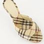 Burberry Sandalen Plaid Pattern Stiletto Sandals in beige - Thumbnail 10