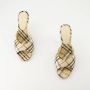 Burberry Sandalen Plaid Pattern Stiletto Sandals in beige - Thumbnail 11