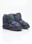 Burberry Geruite Kussenlaarzen met Trackzool Purple Dames - Thumbnail 3