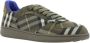 Burberry Geruite Sneakers met Vetersluiting Multicolor Heren - Thumbnail 2