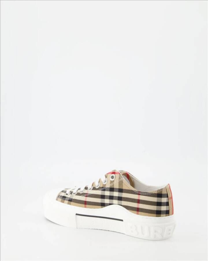 Burberry Geruite Veterschoenen Multicolor Dames