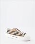 Burberry Beige Sneakers van Biologisch Katoen met Vintage Check Motief Beige Heren - Thumbnail 10