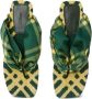 Burberry Groene Geruite Sandalen Green Dames - Thumbnail 7