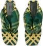 Burberry Groene Geruite Sandalen Green Dames - Thumbnail 4