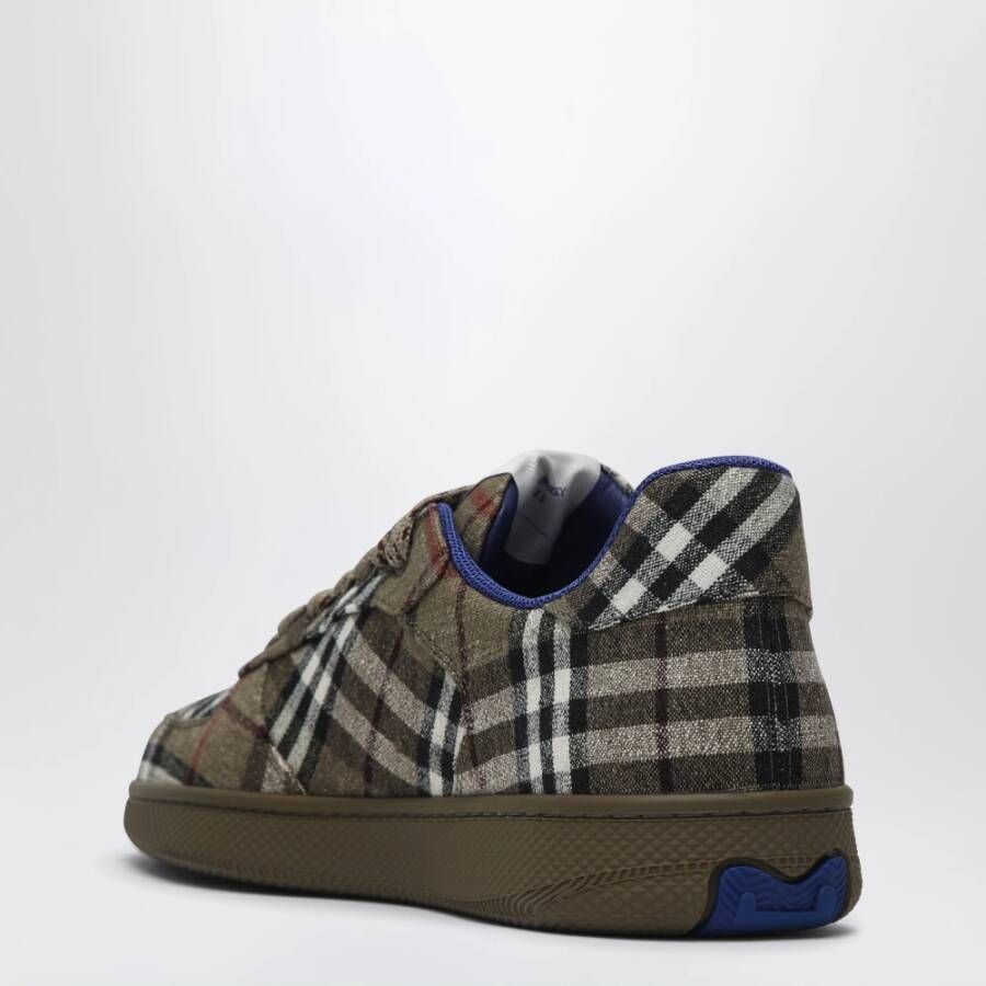 Burberry Heren Linnen Sneakers
