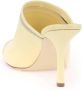 Burberry Peep Mules in glanzend leer Yellow Dames - Thumbnail 3