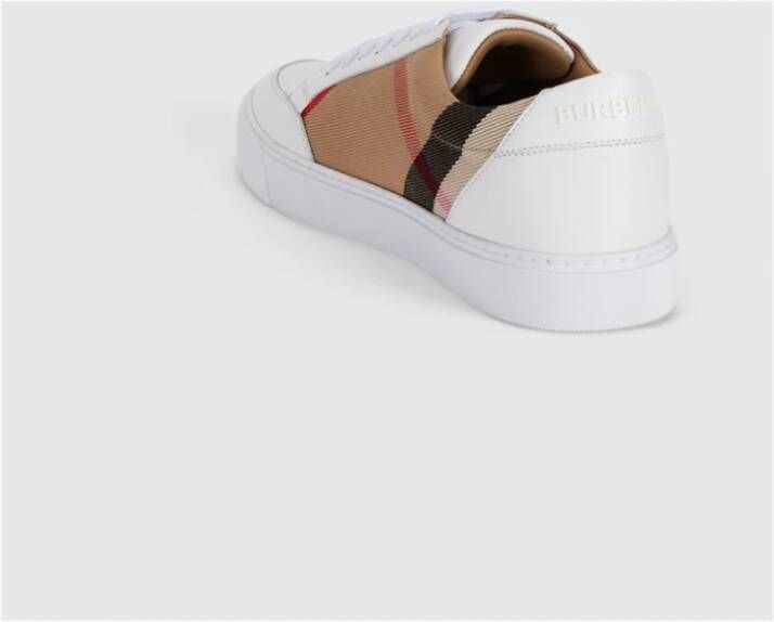 Burberry Huis Check Sneakers White Dames