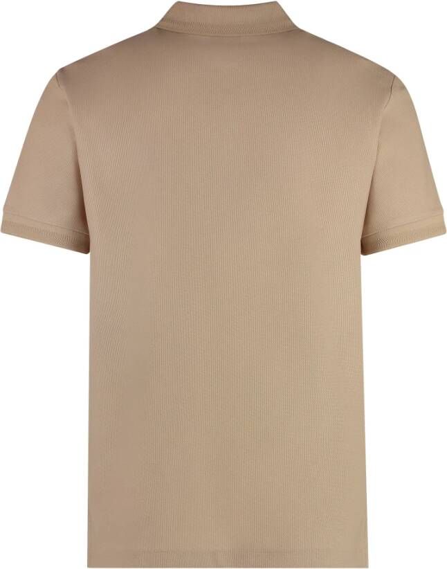 Burberry Katoenen polo shirt met geribbelde boorden
