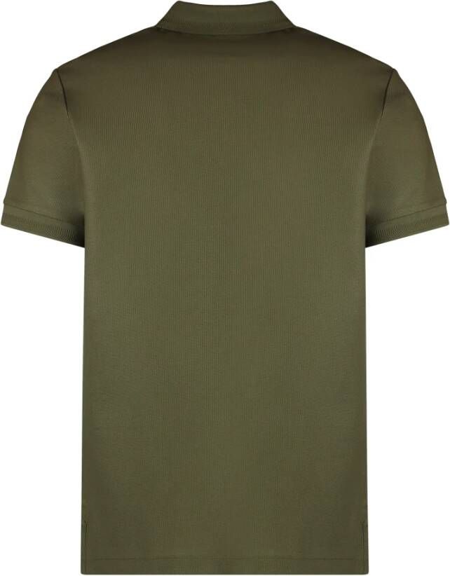 Burberry Katoenen polo shirt met geribbelde boorden