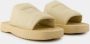 Burberry Knight Slab Sandalen Leer Beige Dames - Thumbnail 2