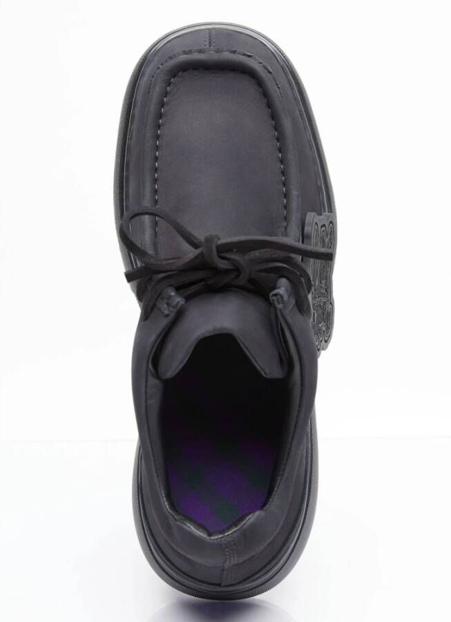 Burberry Laced Shoes Black Heren