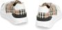 Burberry men regis sneaker in vintage check suede and leather mix Beige Heren - Thumbnail 10