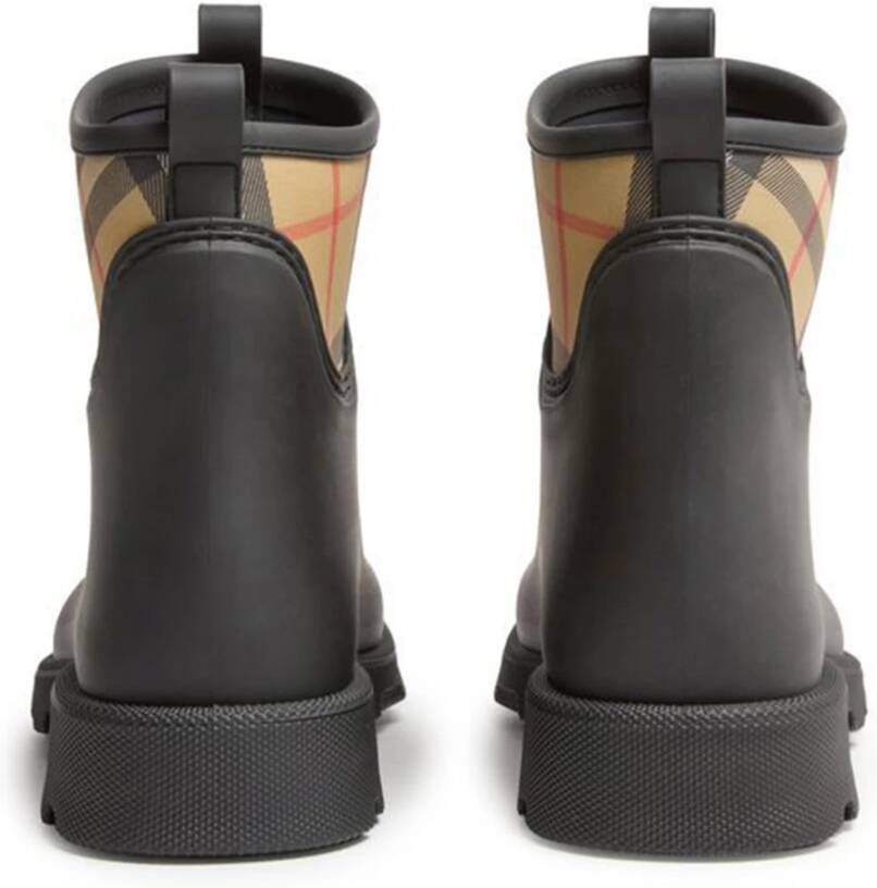 Burberry Zwarte enkellaarzen voor heren