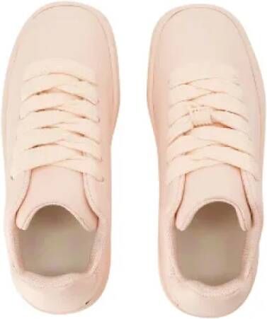 Burberry Leather sneakers Beige Dames