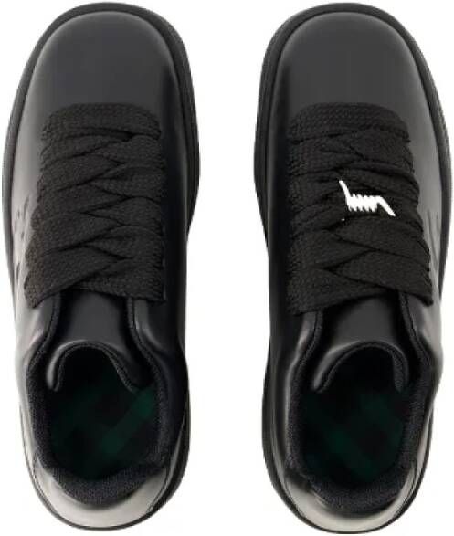 Burberry Leather sneakers Black Dames