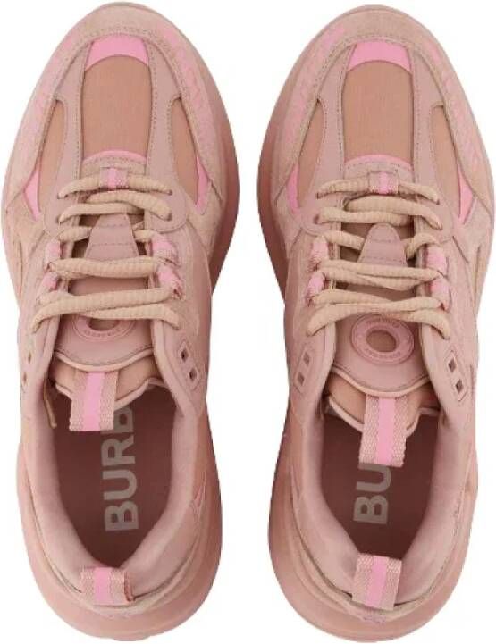 Burberry Leather sneakers Pink Dames