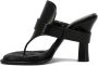 Burberry Bay Sandals Met Chunky Hak En Leerdesign - Thumbnail 4