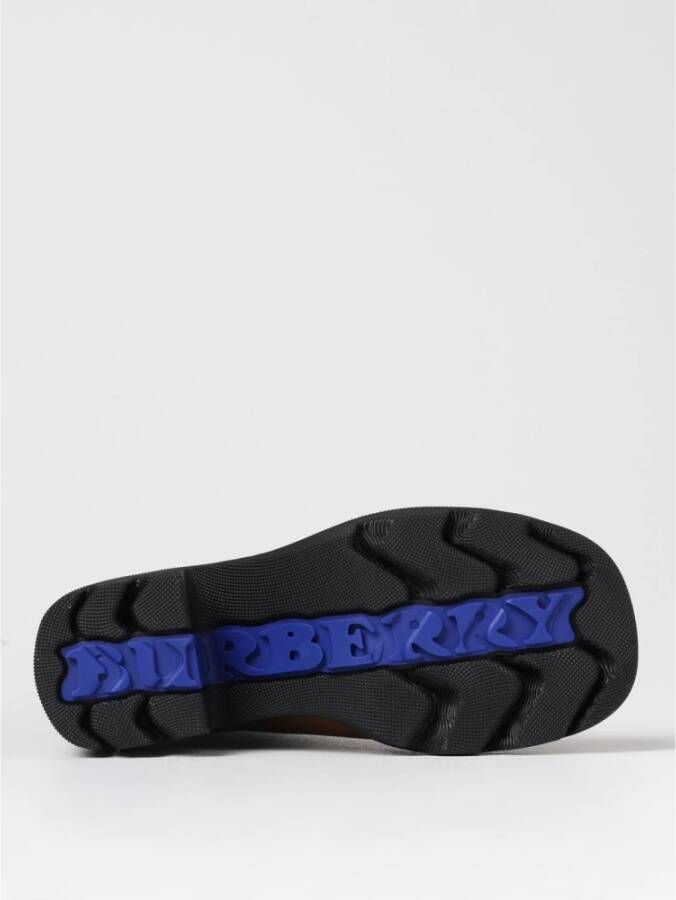 Burberry Leren Enkelboots met Halfhoge Hak
