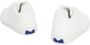 Burberry Witte leren boxsneakers Gestructureerd kalfsleer White Dames - Thumbnail 14