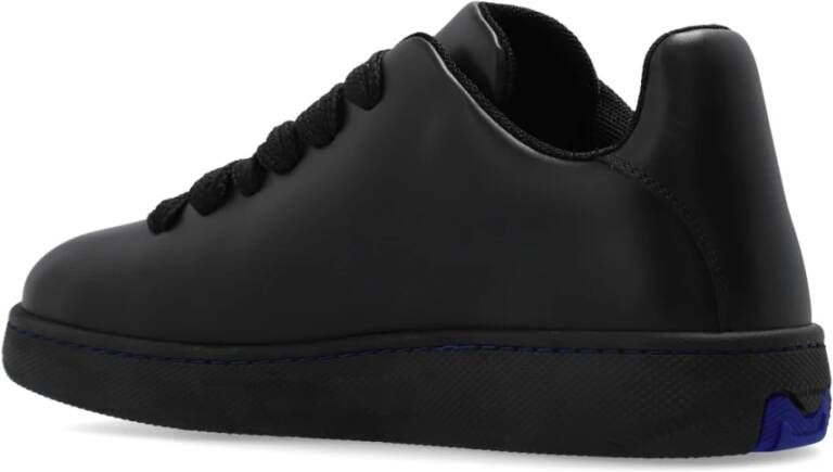 Burberry Leren sneakers in doos Black Heren