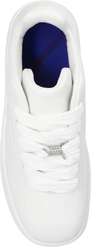 Burberry Leren sneakers in doos White Heren