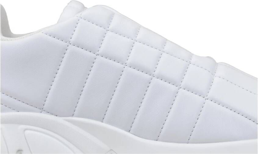 Burberry Leren Vetersneakers voor Dames White Dames