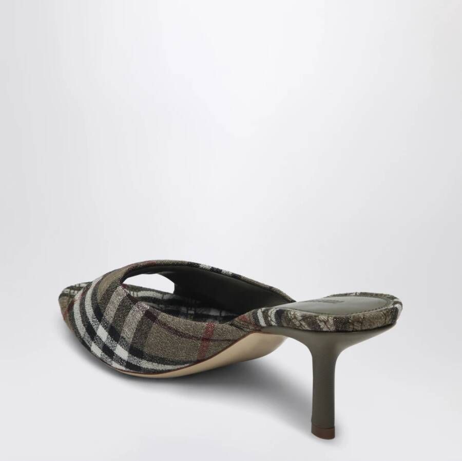 Burberry Linnen sandalen met elasthaanmix