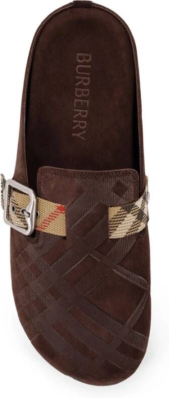Burberry Logo Strap Sandalen Gemaakt in Italië