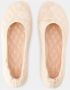 Burberry Luxe Kalfsleren Ballerina Beige Dames - Thumbnail 4