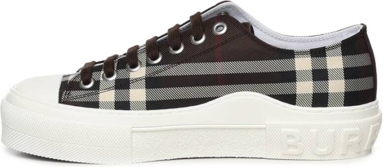 Burberry Nylon Sneakers met Logo Details