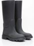 Burberry Panelconstructie Rubber Moeras Hoge Laarzen Black Dames - Thumbnail 5