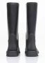 Burberry Panelconstructie Rubber Moeras Hoge Laarzen Black Dames - Thumbnail 7