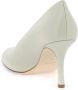 Burberry Ronde neus Stiletto hak Leren dÃ©colletÃ© White Dames - Thumbnail 10