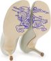 Burberry Ronde neus Stiletto hak Leren dÃ©colletÃ© White Dames - Thumbnail 12