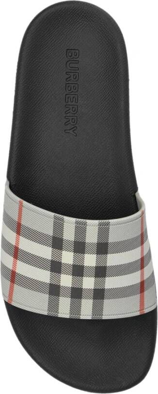 Burberry Rubberen teenslippers