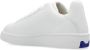 Burberry Witte Leren Sneakers Ronde Neus Vetersluiting White Dames - Thumbnail 6