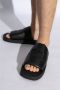 Burberry Sandalen Lf Knight Slab Sandals Leather Black in zwart - Thumbnail 3