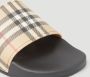 Burberry Vintage Check Patroon Ronde Neus Schoenen Beige Heren - Thumbnail 4