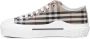 Burberry Beige Lage Sneakers met Herhaald Merkpatroon Beige Dames - Thumbnail 6