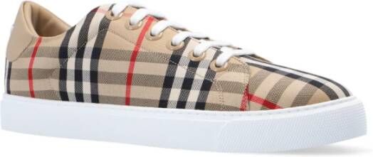 Burberry Beige Vintage Check Veterschoenen Beige Dames