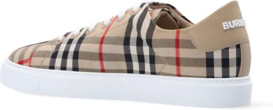 Burberry Beige Vintage Check Veterschoenen Beige Dames