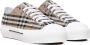 Burberry Beige Sneakers van Biologisch Katoen met Vintage Check Motief Beige Heren - Thumbnail 9