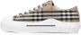 Burberry Beige Sneakers van Biologisch Katoen met Vintage Check Motief Beige Heren - Thumbnail 11